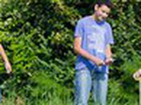 2011-07-08 - Die Kreuzerfeldrealschule beteiligt sich am Rottenburger Aufräumtag